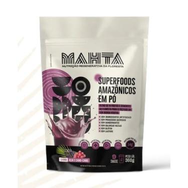 Imagem de Superfoods Em Pó Da Mahta | Shake Amazônico - sabor açaí e camu-camu 360g