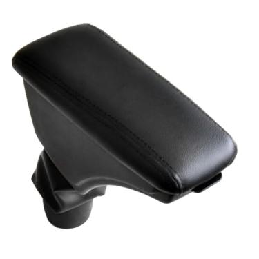 Imagem de Apoio Braço Central Com Porta Objetos Para March 2011 A 2023 (Preto - Costura Preta)