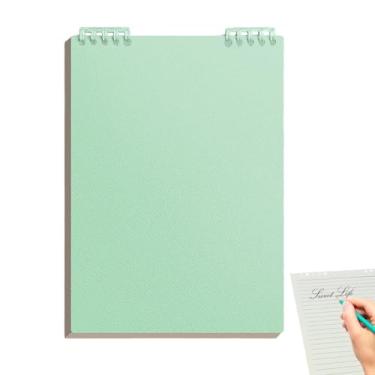 Imagem de Caderno destacável, caderno destacável para escola,Bloco de notas destacável para estudantes | Cadernos de tamanho A5 com encadernação, caderno de notas para local de trabalho escolar, 60 folhas