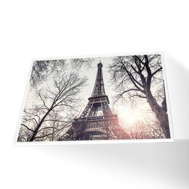 Imagem de Quadro Torre Eiffel Canvas Sem Vidro - Center Molduras, 20x20 Caixa, B