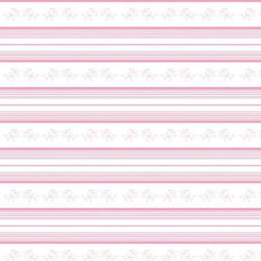 Imagem de Papel Parede Listrado Rosa E Branco Quarto Infantil Adesivo - LRP