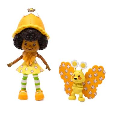 Imagem de Boss Fight Studio Classic Strawberry Shortcake Orange Blossom Action Figure – Collectible, Scented Figurine with Removable Hat and Animal Companion – 1:12 Scale