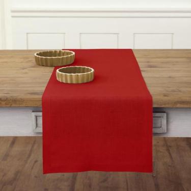 Imagem de Table Runner Solino Home Linen Dia dos Namorados 100% linho vermelho
