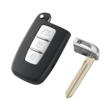 Imagem de Chave Remota Inteligente 3 4 Botões Para Kia Forte Soul Rio Borrego So