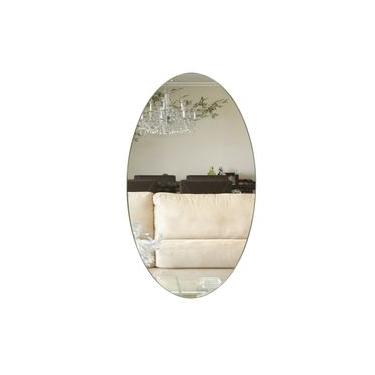 Imagem de Espelho Multiuso Lapidado Pendurador 130x60 cm Oval
