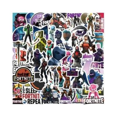 Imagem de Adesivos De Graffiti Fortnite 55pcs Decalques Para Mala Laptop Computa