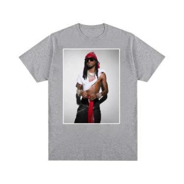 Imagem de Camiseta Unissex Oversized Estilo Vintage Inspirada Em Playboi Carti E