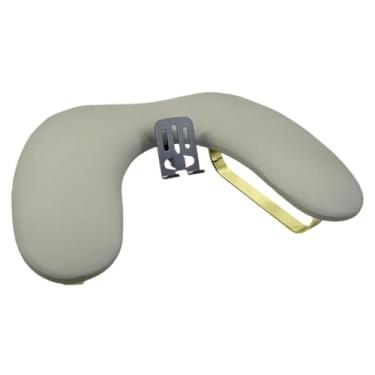 Imagem de Zialofi Apoio de braço para manicure, almofada para mãos, acessórios essenciais, presente confortável para projetos DIY, com suporte para celular para, Cinza