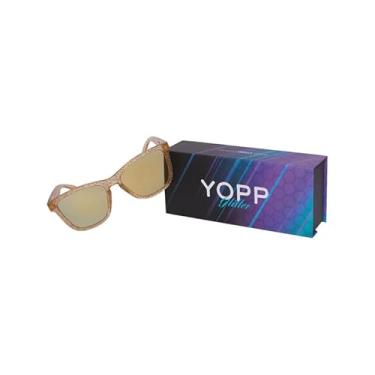 Imagem de Óculos de Sol Yopp Polarizado Uv400 Esportivo Glitter Ouro