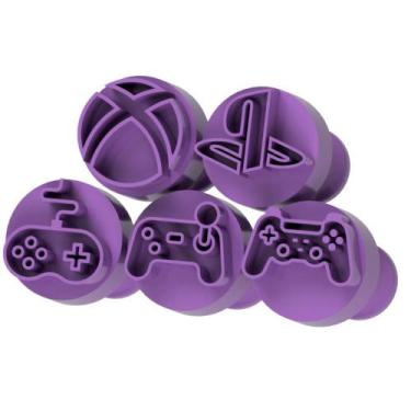 Imagem de Kit Carimbo Marcador Brigadeiros VIDEO GAME PS5 XBOX NINTENDO PLAYSTAT