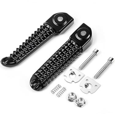 Imagem de TCMI Apoios Para Os Pés Traseiros Motocicletas Yamaha Yzf R1 2002-2014 E R6 2003-2017; Preto