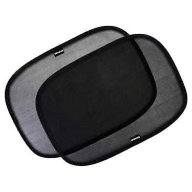 Imagem de Enovoe Persianas de janela de carro para bebês (pacote com 2) - Bloqueador de proteção solar de 53,3 cm x 35,5 cm, aderente - Proteção contra brilho e proteção contra raios UV para seu filho - Telas