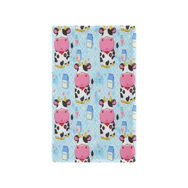 Imagem de Wassud Placa decorativa de interruptor de luz de vacas com desenho animado para tomadas elétricas em branco 11 x 7 cm