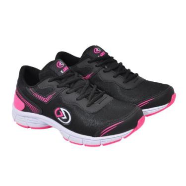 Imagem de tenis masculino e feminino academia caminhada - karos, Preto rosa, 35
