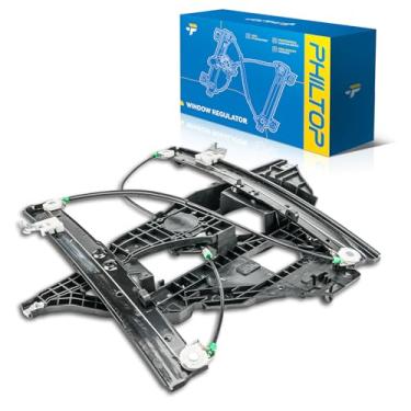 Imagem de PHILTOP Regulador de vidro elétrico dianteiro esquerdo do lado do motorista 740-178 com motor compatível com Ford Expedition 2003-2006, Lincoln Navigator 2003-2006