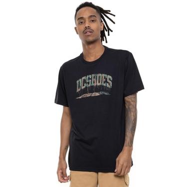 Imagem de Camiseta Dc Shoes Stacked Drip Masculina-Masculino