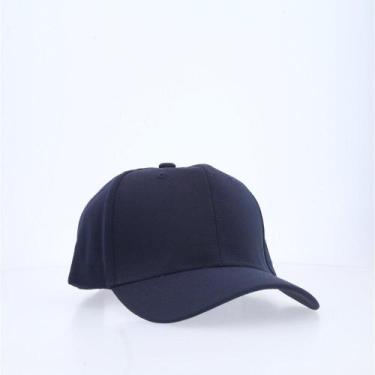 Imagem de Boné Liso Básico Unissex Aba Curva Ajuste Metal - BAUARTE, Azul