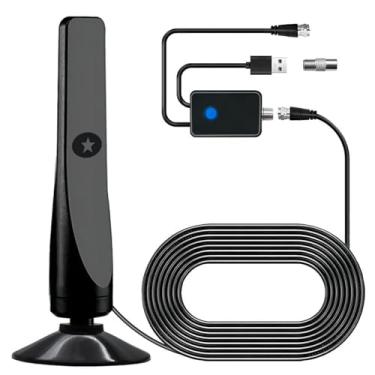 Imagem de Antena de TV interna mais forte 2025, nova antena de TV digital Broadwave HD HDTV 1080p 4k de longo alcance, sem necessidade de WiFi, compatível com todas as Smart TVs