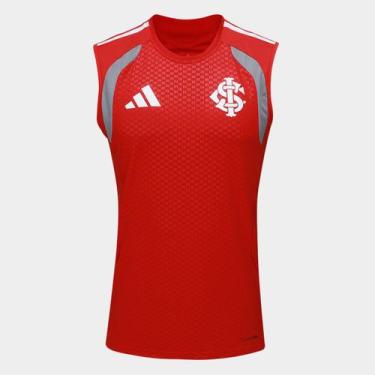 Imagem de Regata Internacional 26/27 Treino Adidas Masculino, Vermelho, GG