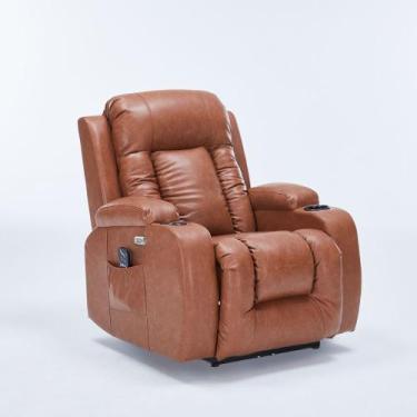 Imagem de Poltrona do Papai Elétrica Reclinável com Massagem Aquecimento Austin 