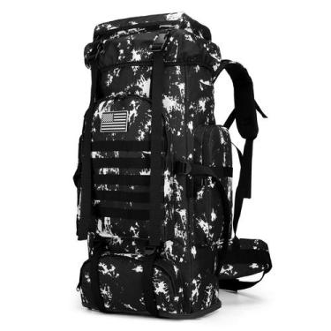 Imagem de Mochila de Senderismo W WINTMING 70L/100L para Hombre Camping Molle
