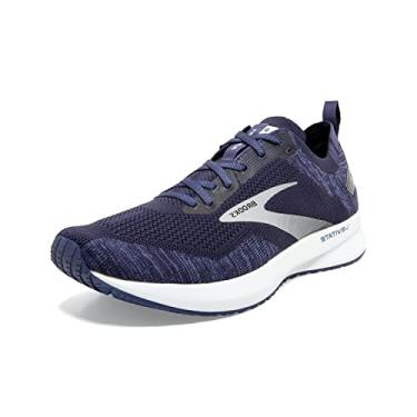 Imagem de Brooks Tênis de corrida masculino Ghost 15 Neutral, Azul-marinho/cinza/branco, 44