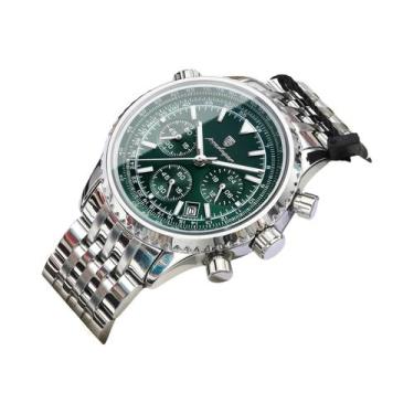 Imagem de Relógio Militar Masculino À Prova D'Água Com Data Luminosa Cronógrafo 