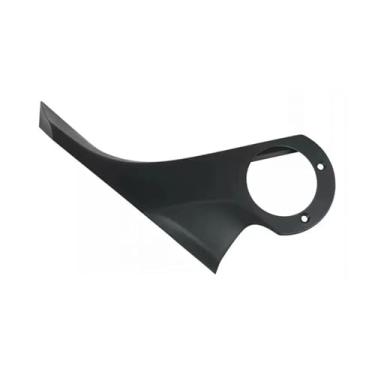 Imagem de Compatível com tesla modelo 3 2018 2019 2020 2021 carro esquerda direita espelho traseiro base suporte esqueleto guarnição quadro inferior capa substituição(M3 Top Base Right)