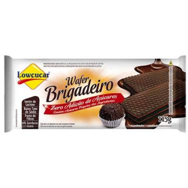 Imagem de Wafer Sabor Brigadeiro Sem Açúcar Lowçucar 115g
