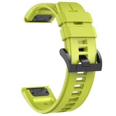 Imagem de U-LIMVE Pulseira de relógio para Garmin Fenix 8 de 51 mm/Fenix 7X/Fenix 6X/Fenix 5X/Fenix 3/Quatix 8 de 51 mm/Tactix 8 de 51 mm, pulseira de silicone de 26 mm