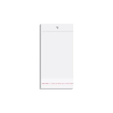 Imagem de IHYjinchoo 100 unidades de sacos de celofane autovedantes de 10 x 15 cm com orifício para pendurar - sacos transparentes que podem ser fechados para embalagem de colar de brincos de joias