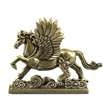 Imagem de BLWOTMOR Estátua de Cavalo em Bronze para Decoração Do Ano Chinês de 2026, Ideal para a Sala de Estar, Style E