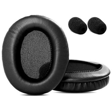 Imagem de Almofadas auriculares de couro de proteína premium para fones de ouvido Microsoft Lifechat LX-3000 LX3000 LX 3000