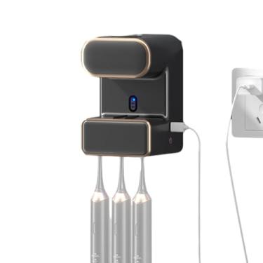 Imagem de Dispensador De Pasta De Dentes De Parede - Suporte Intelligent De Saboneteira Para Banheiro | Suporte de Escovas de Dentes para Parede - Para Casa Banheiro Hotel Apartamento Dormitório WC