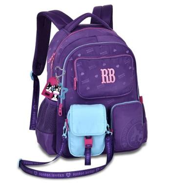 Imagem de Mochila Rebecca Bonbon RB Feminina Costa Menina Juvenil Cor:Roxo, Roxo