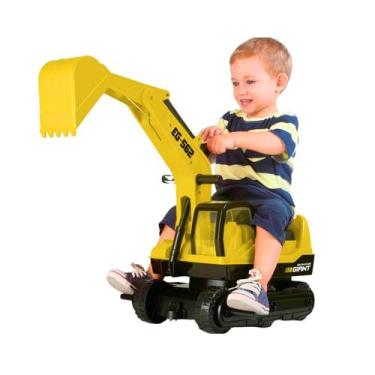 Imagem de Retroescavadeira Escavadeira Grande Giant Escavator Com Braço Articula