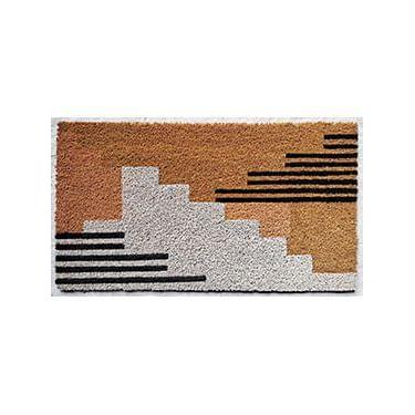 Imagem de Capacho De Porta Fibra De Coco Escada 60X33Cm - Uzoo