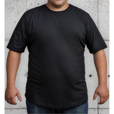 Imagem de Camiseta Plus Size Masculina Básica G4 G5 100% Algodão - Lishoope, Pre