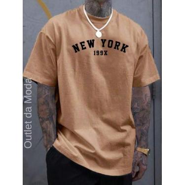 Imagem de Camiseta Masculina NEW YORK 199X Camisa 100% Algodão malha 30.1 premiu