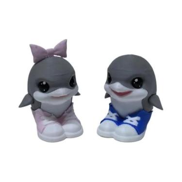 Imagem de Brinquedo De Figura De Ação De Tubarão Para Crianças, Ornamento De Mes