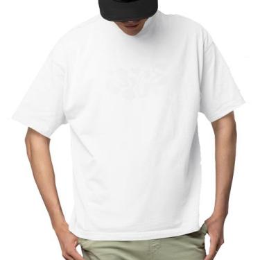 Imagem de Camiseta Oversized Masculina Algodão Prime WSS Nice - WSS Brasil, Bran