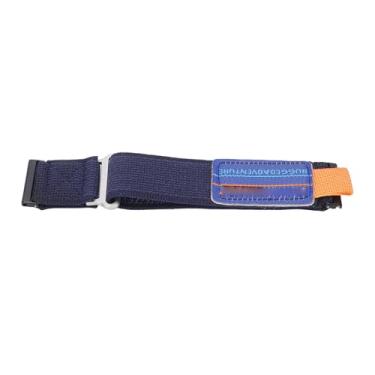 Imagem de ZJchao Faixa de Relógio de Nylon Adequada para Coros Smartwatch Ajustável, Durável, Leve e Confortável, Pulseira Esportiva para Escalada Ao Ar Livre, Corrida, Caminhada (Azul)