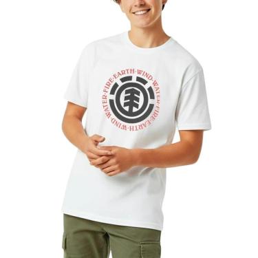 Imagem de Camiseta Juvenil Element Seal Tn Branco-Masculino