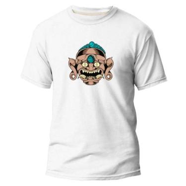 Imagem de  Camiseta Basica Algodão Premium Estampa Digital Hannya - Pavesi, Bran