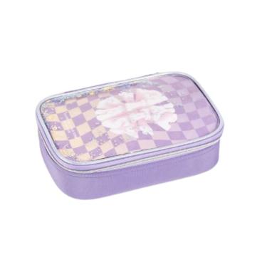 Imagem de Estojo Box Escolar Feminino Seanite Roxo