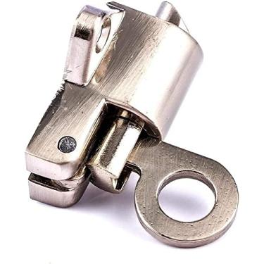 Imagem de Corrente de segurança de porta, trava de porta, trava de porta, trava de porta, trava de porta de janela, trava de segurança, anel de puxar com mola de salto, parafuso de porta de alumínio