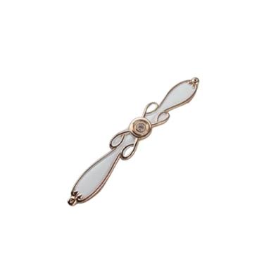 Imagem de CXYFQUUK Puxador para móveis de vidro cristal diamante armários de cozinha porta deslizante gaveta guarda-roupa armário cômoda puxadores 2 peças (ouro rosa 128 mm)