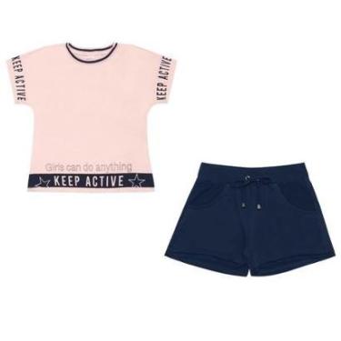 Imagem de Conjunto Juvenil Menina Blusa e Short Pulla Bulla Ref. 44418-Feminino