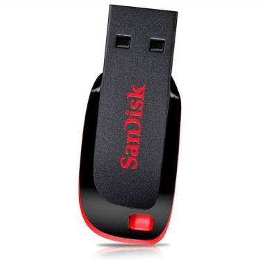 Imagem de Pen Drive 16Gb Sandisk  Cruzer Blade Preto