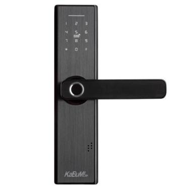 Imagem de Fechadura Digital KaBuM! smart 500 - Biometria, controle via aplicativ